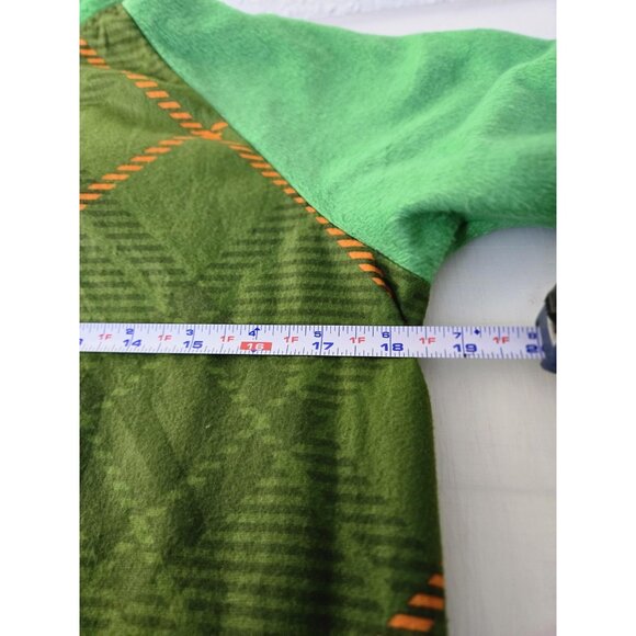 Elf Pajama One-piece Mens Large Green Hooded Son of a Nutcracker Christmas Suit - Picture 8 of 10